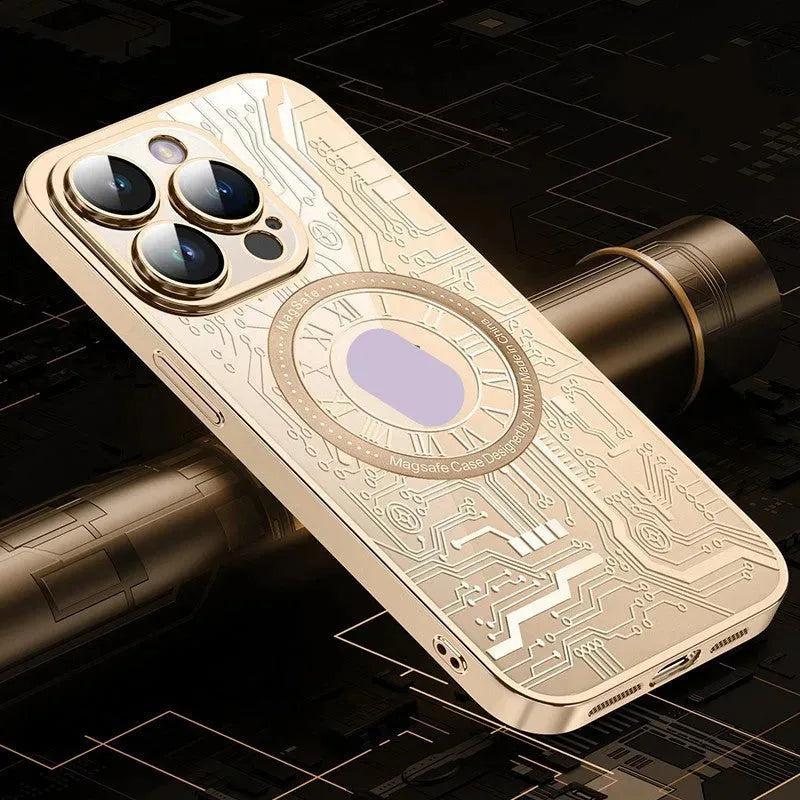High Permeability Circuit Electroplated Wireless Phone Case - Bellarte Enchanté High Permeability Circuit Electroplated Wireless Phone Case